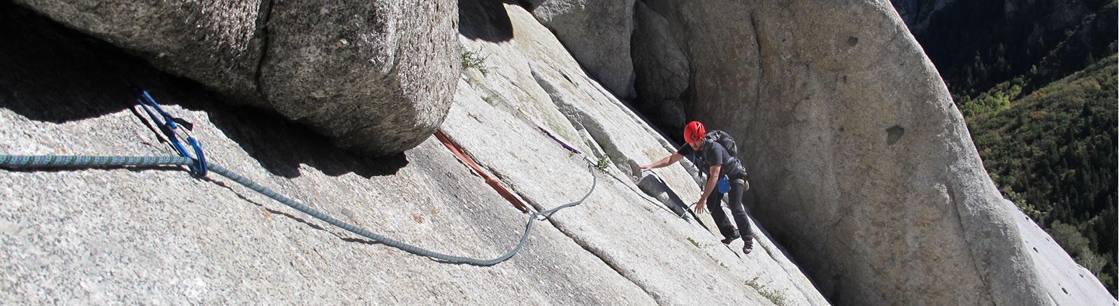 rock climbing